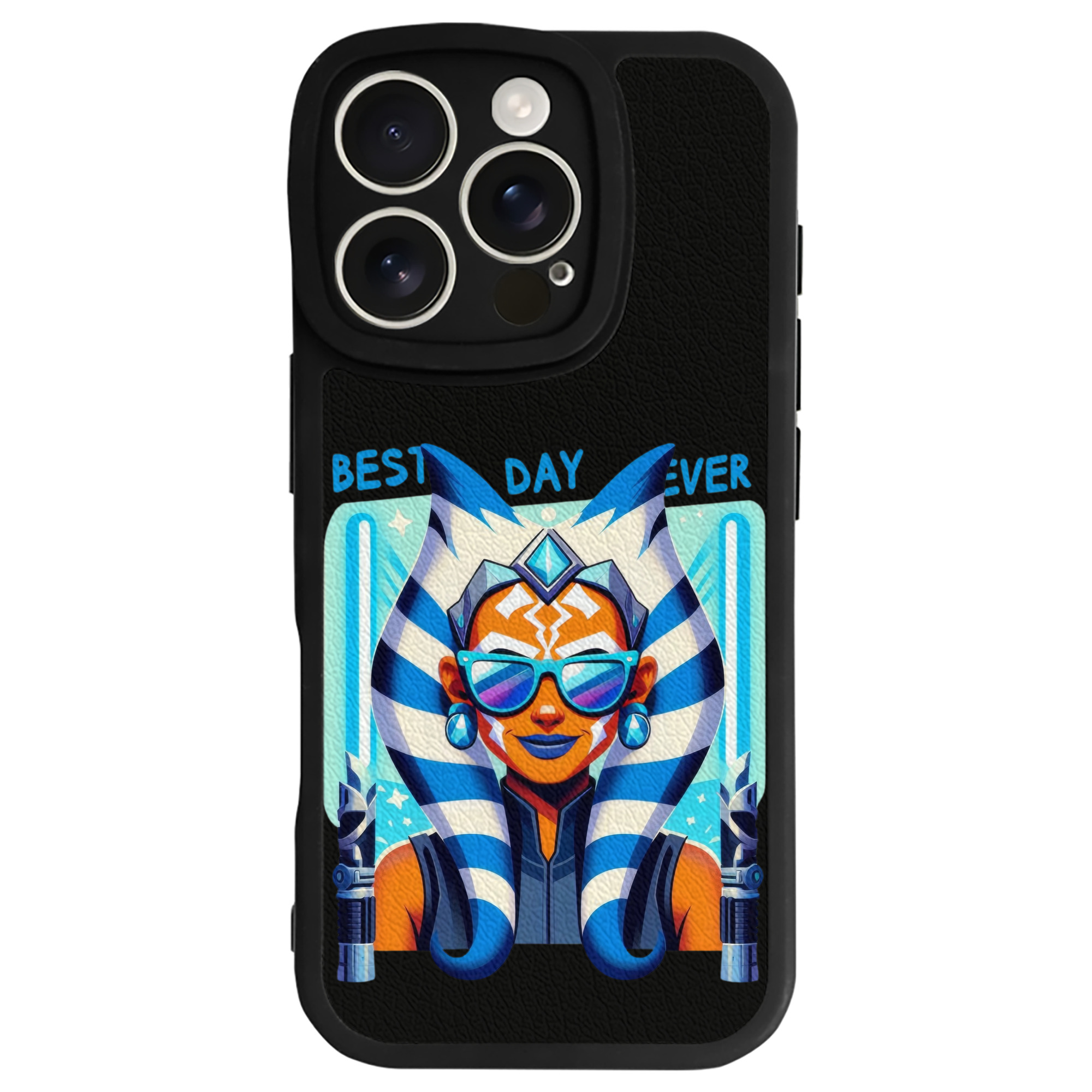 （画像用） スター・ウォーズ Star Wars 【iPhone 16シリーズ対応】シリコンスマホケース（レザー調） 材質：シリコン
